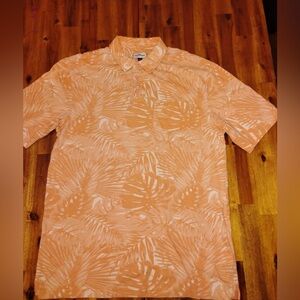 Tropical Orange Men's Shirt by Pacific Marlin size Large